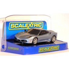 SCALEXTRIC BLUE SCUDERIA FERRARI F430 DPR in Crystal Display Box